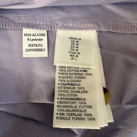 The Drop Ilana Maxi Dress Womens Medium Lavender Loose Sleeveless Wide-Hem NEW - Picture 7 of 9